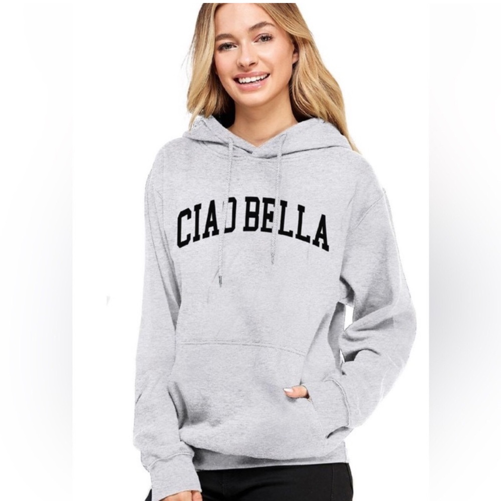 CIAO BELLA HOODIE GRAY